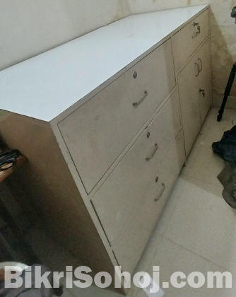 Wardrobe cum Cutting Table cum Iron Table